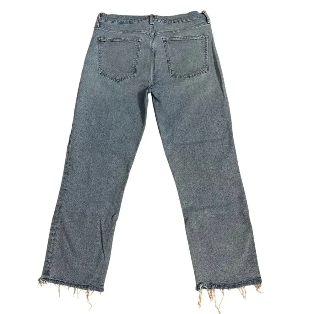 Agolde Size 30 Wilder Comfort Straight Jeans Cascadia Wash Style A156C-1255
